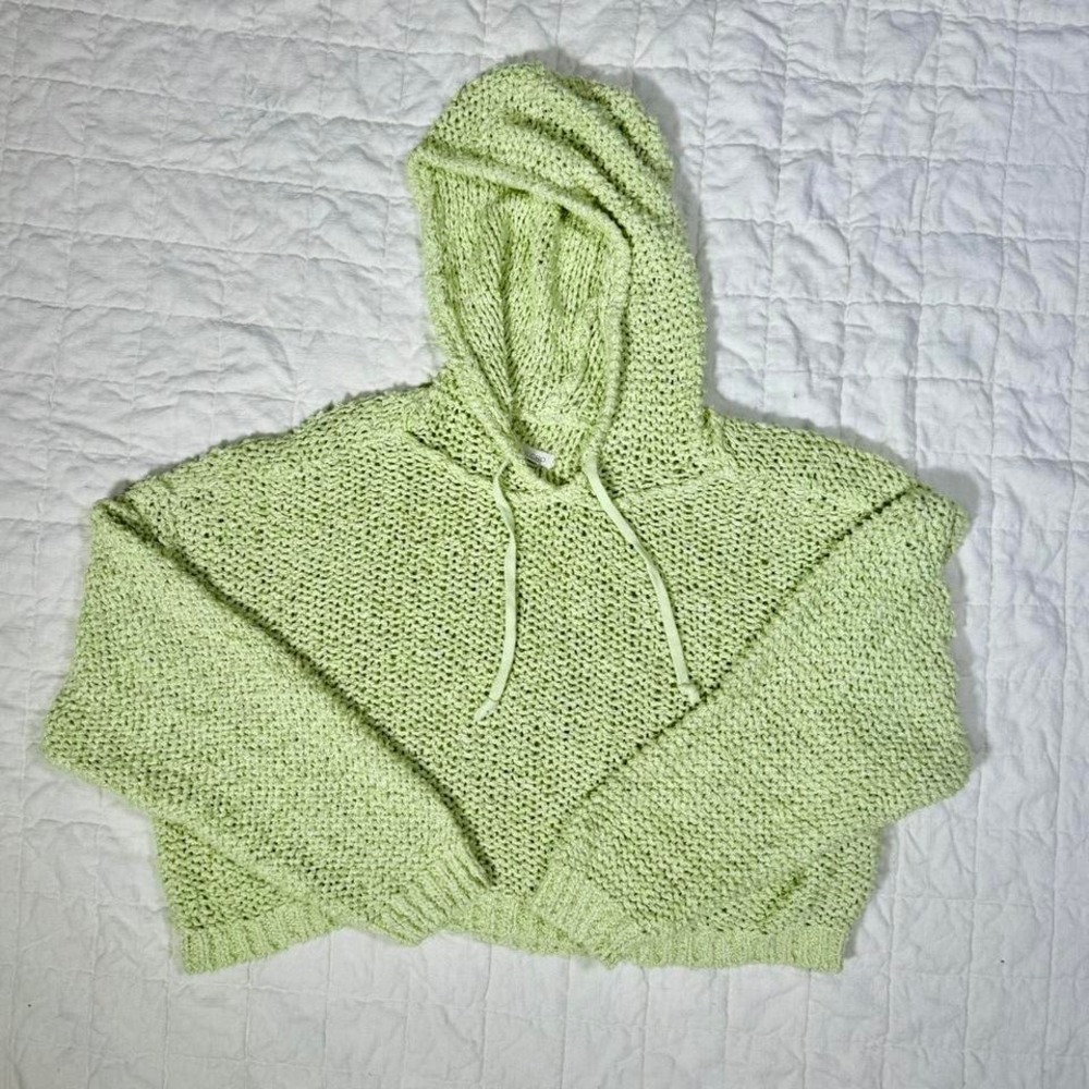 Pilcro sailcloth Textured Knit Hoodie – Size XL (Fits L/XL, Oversized) - Picture 6 of 9